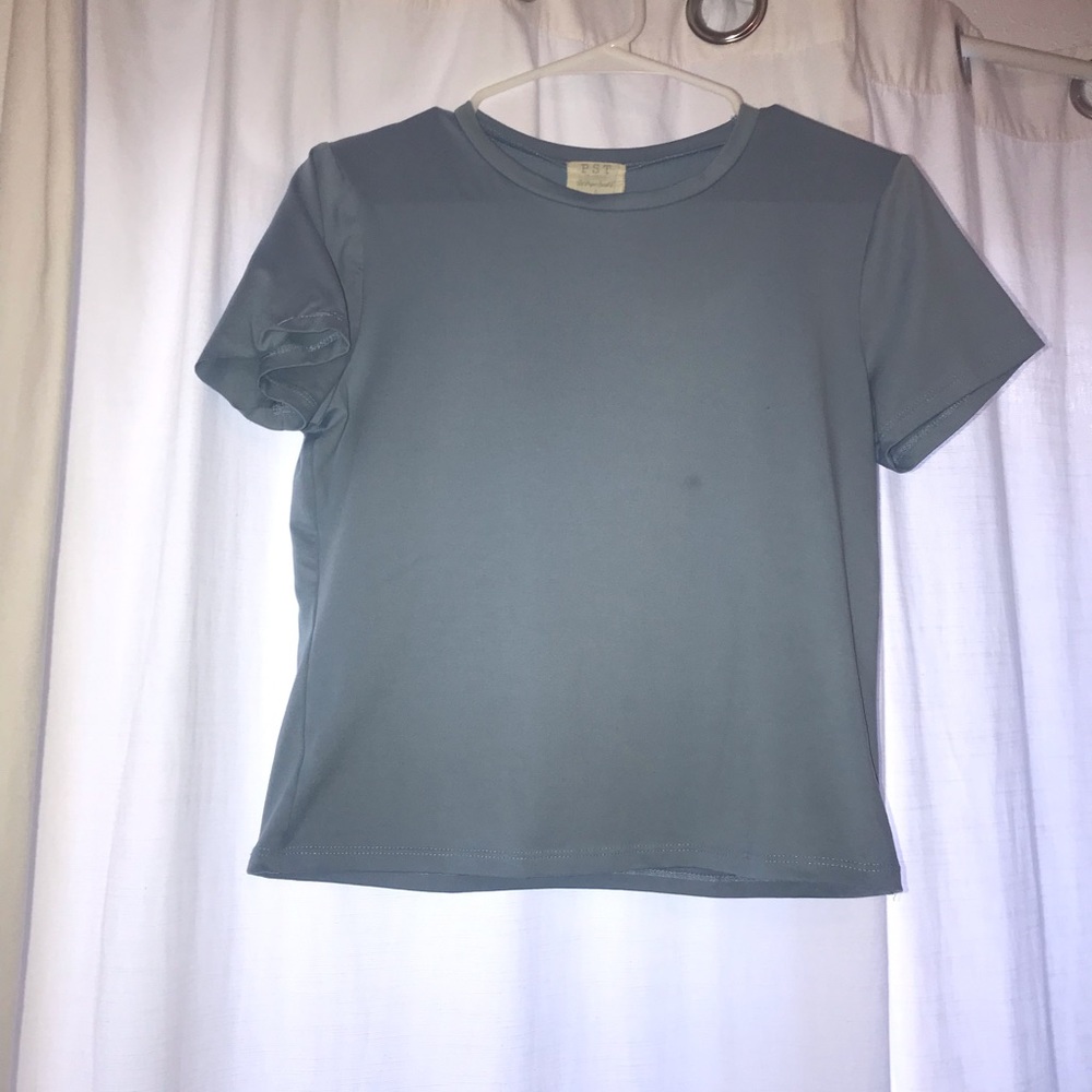 Sky blue top